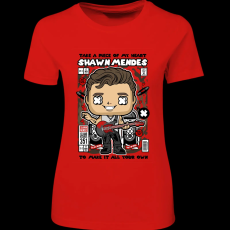 Createyou Shawn Mendes - Női - Piros - S