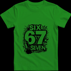 Createyou Six-Seven graffiti - Gyermek - Zöld - S