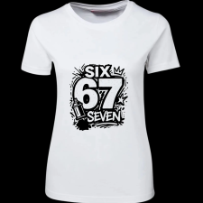 Createyou Six-Seven graffiti - Női - Fehér - M női póló