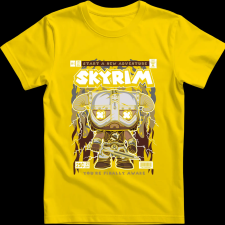Createyou Skyrim - Férfi - Sárga - 3XL férfi póló