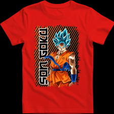 Createyou SON GOKU - Férfi - Piros - 3XL férfi póló