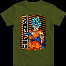 Createyou SON GOKU - Férfi - Sötétzöld - 2XL