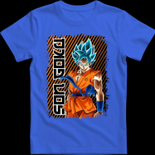 Createyou SON GOKU - Gyermek - Királykék - L gyerek póló