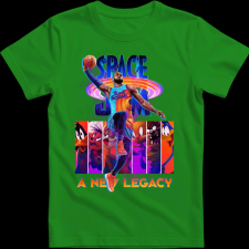 Createyou SPACE JAM - Gyermek - Zöld - L gyerek póló