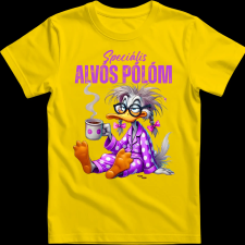 Createyou Speciális alvós pólóm - Gyermek , Sárga , L gyerek póló