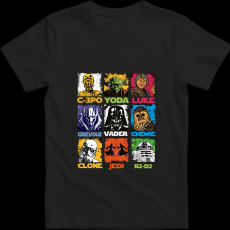 Createyou Star Wars 2 - Férfi - Fekete - XL