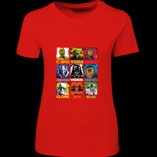 Createyou Star Wars 2 - Női - Piros - L női póló