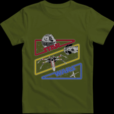 Createyou Star Wars 4 - Gyermek - Sötétzöld - XL gyerek póló