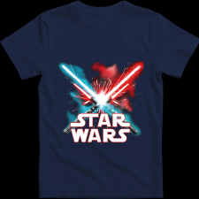 Createyou Star Wars 5 - Gyermek - Sötétkék - XS gyerek póló