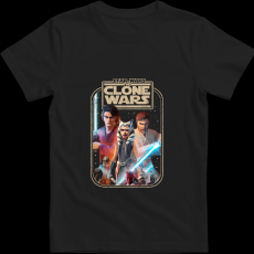 Createyou Star Wars Klón háborúk 2 - Férfi - Fekete - 2XL
