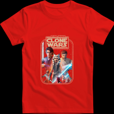 Createyou Star Wars Klón háborúk 2 - Férfi - Piros - 2XL