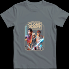 Createyou Star Wars Klón háborúk 2 - Férfi - Szürke - 3XL