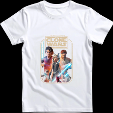 Createyou Star Wars Klón háborúk 2 - Gyermek - Fehér - XS