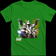 Createyou Star Wars Klón háborúk - Férfi - Zöld - 2XL