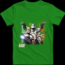 Createyou Star Wars Klón háborúk - Férfi - Zöld - 3XL