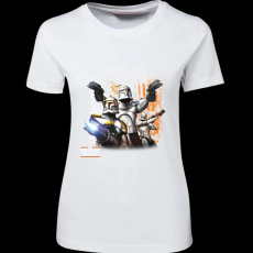 Createyou Star Wars Klón háborúk - Női - Fehér - 2XL