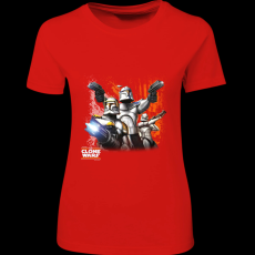 Createyou Star Wars Klón háborúk - Női - Piros - XL