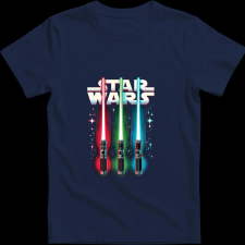 Createyou Star Wars lézerkardok - Gyermek - Sötétkék - S gyerek póló