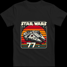 Createyou Star Wars Millennium Falcon '77 - Férfi - Fekete - L