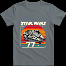 Createyou Star Wars Millennium Falcon '77 - Férfi - Szürke - 3XL