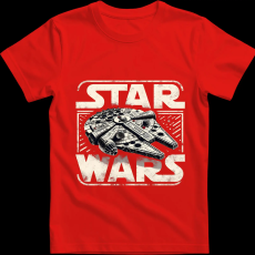 Createyou Star Wars Millennium Falcon - Gyermek - Piros - XL
