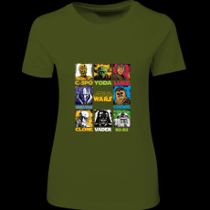 Createyou Star Wars - Női - Sötétzöld - 2XL