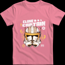 Createyou Star Wars Rex klón kapitány 2 - Gyermek - Pink - S gyerek póló