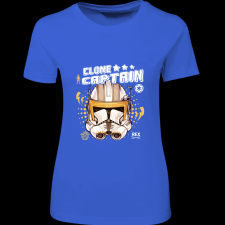 Createyou Star Wars Rex klón kapitány 2 - Női - Királykék - L női póló