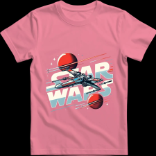 Createyou Star Wars X-Wing 2 - Gyermek - Pink - S gyerek póló
