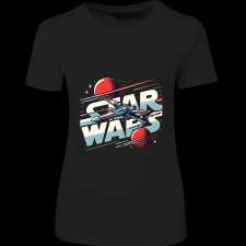 Createyou Star Wars X-Wing 2 - Női - Fekete - 2XL női póló