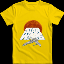 Createyou Star Wars X-Wing 3 - Férfi - Sárga - 2XL férfi póló