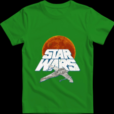 Createyou Star Wars X-Wing 3 - Férfi - Zöld - 2XL férfi póló