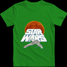 Createyou Star Wars X-Wing 3 - Férfi - Zöld - 3XL férfi póló