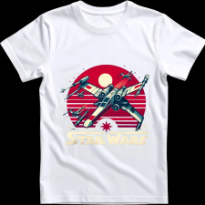 Createyou Star Wars X-Wing 4 - Férfi - Fehér - L férfi póló