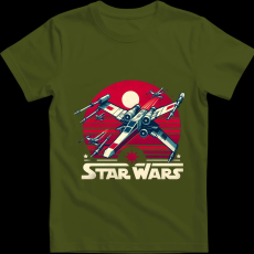 Createyou Star Wars X-Wing 4 - Férfi - Sötétzöld - 3XL