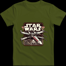 Createyou Star Wars X-Wing 5 - Férfi - Sötétzöld - M