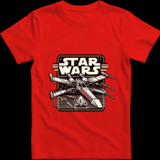 Createyou Star Wars X-Wing 5 - Gyermek - Piros - XL