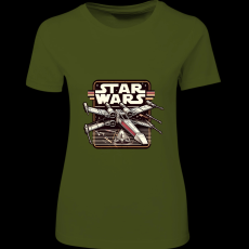 Createyou Star Wars X-Wing 5 - Női - Sötétzöld - 2XL
