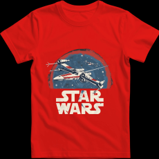 Createyou Star Wars X-Wing - Férfi - Piros - 3XL