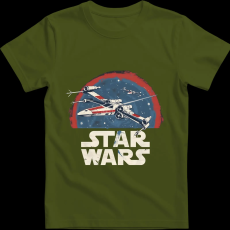 Createyou Star Wars X-Wing - Férfi - Sötétzöld - L