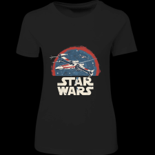 Createyou Star Wars X-Wing - Női - Fekete - M női póló