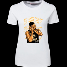 Createyou Stephen Curry - Női - Fehér - 2XL női póló