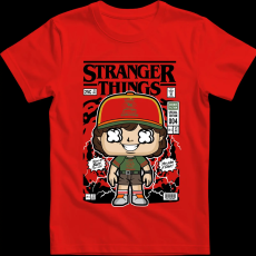Createyou Stranger Things Dustin - Gyermek - Piros - L