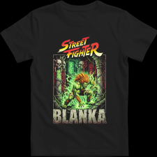 Createyou Street Fighter Blanka 2 - Férfi - Fekete - L férfi póló