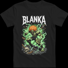 Createyou Street Fighter Blanka - Férfi - Fekete - 3XL
