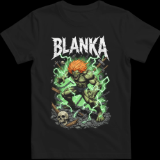Createyou Street Fighter Blanka - Gyermek - Fekete - S