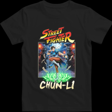 Createyou Street Fighter Chun Li - Gyermek - Fekete - XS