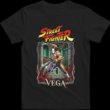 Createyou Street Fighter Vega - Férfi - Fekete - 3XL férfi póló