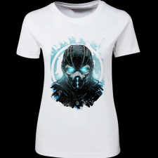 Createyou Sub Zero Mortal Kombat - Női - Fehér - XL női póló