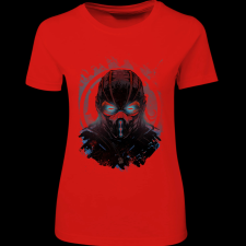 Createyou Sub Zero Mortal Kombat - Női - Piros - L női póló